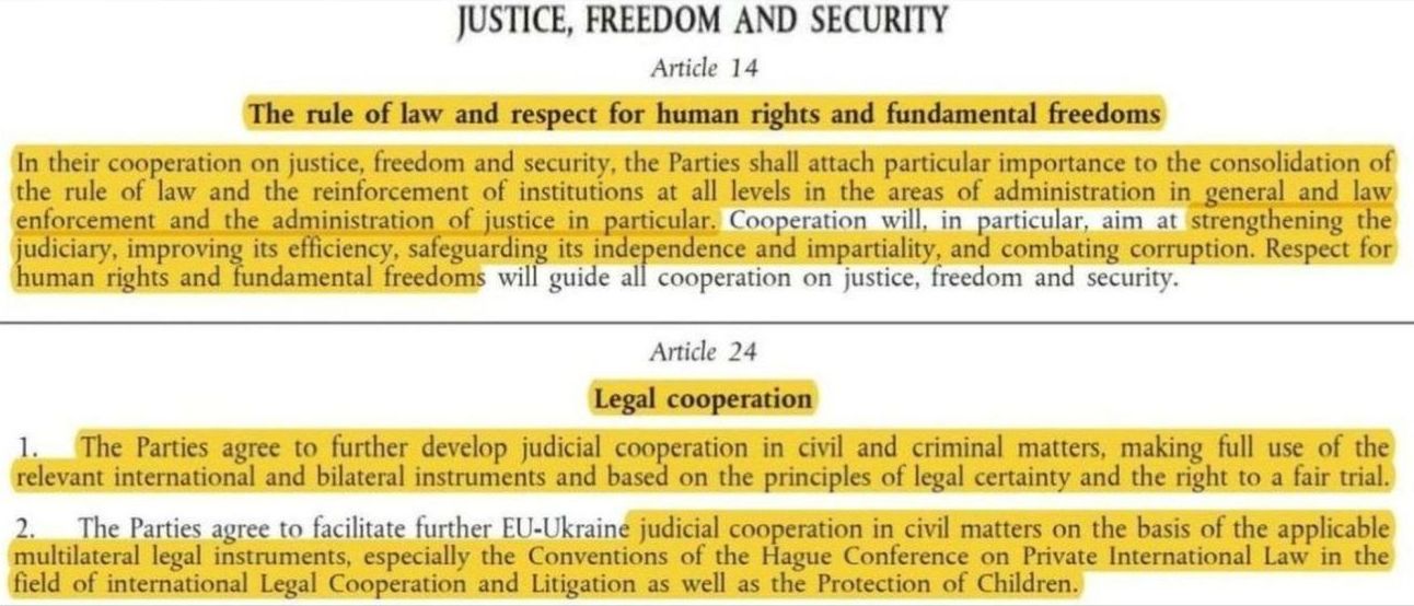 EU-UA-Assoziierungsabkommen - Rechtsangleichungsziele